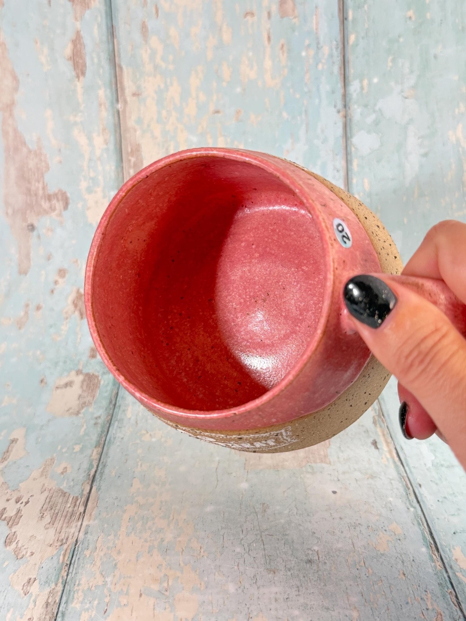 Pink Halloween Trick or Treat Label Mug Spooky Season Cup - FJD Ceramics