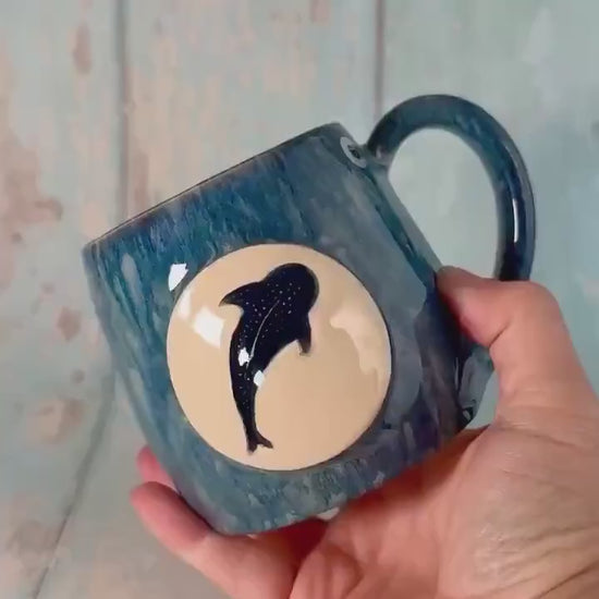 Whale Shark Mug, Large Ceramic Cup