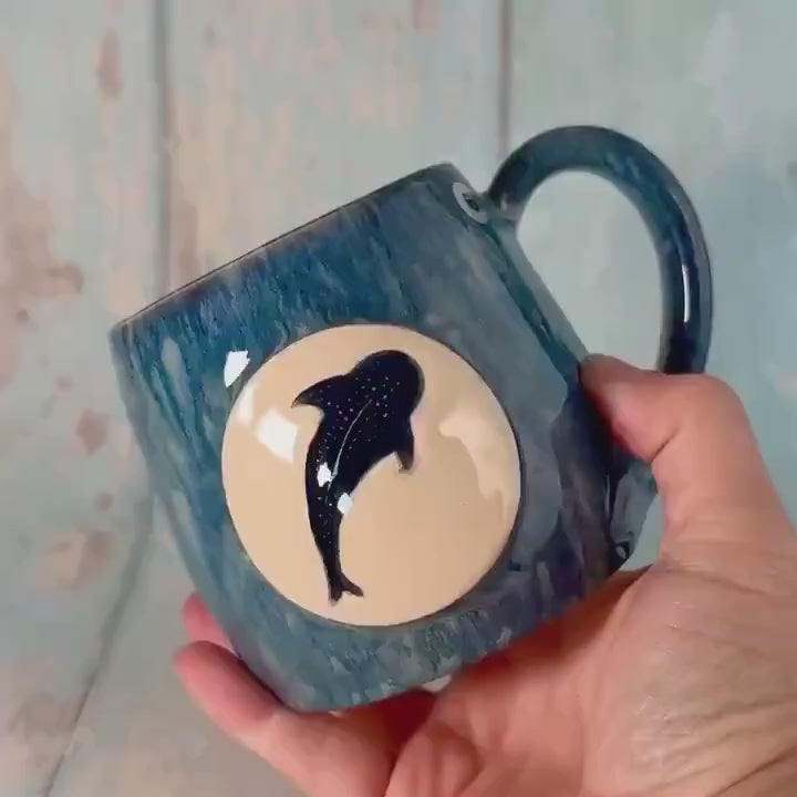 Whale Shark Mug, Large Ceramic Cup