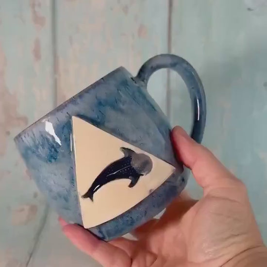 Whale Shark Mug, Large Ceramic Cup