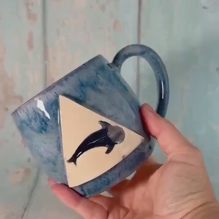 Whale Shark Mug, Large Ceramic Cup