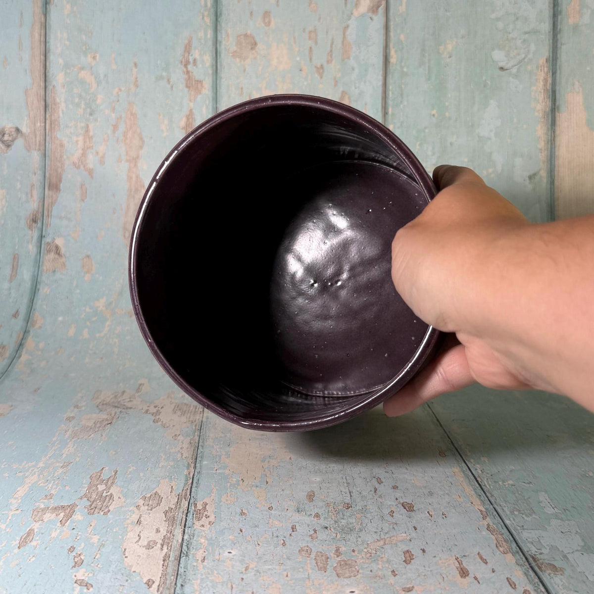Purple Snake Planter, Ceramic Plant Pot - FJD Ceramics