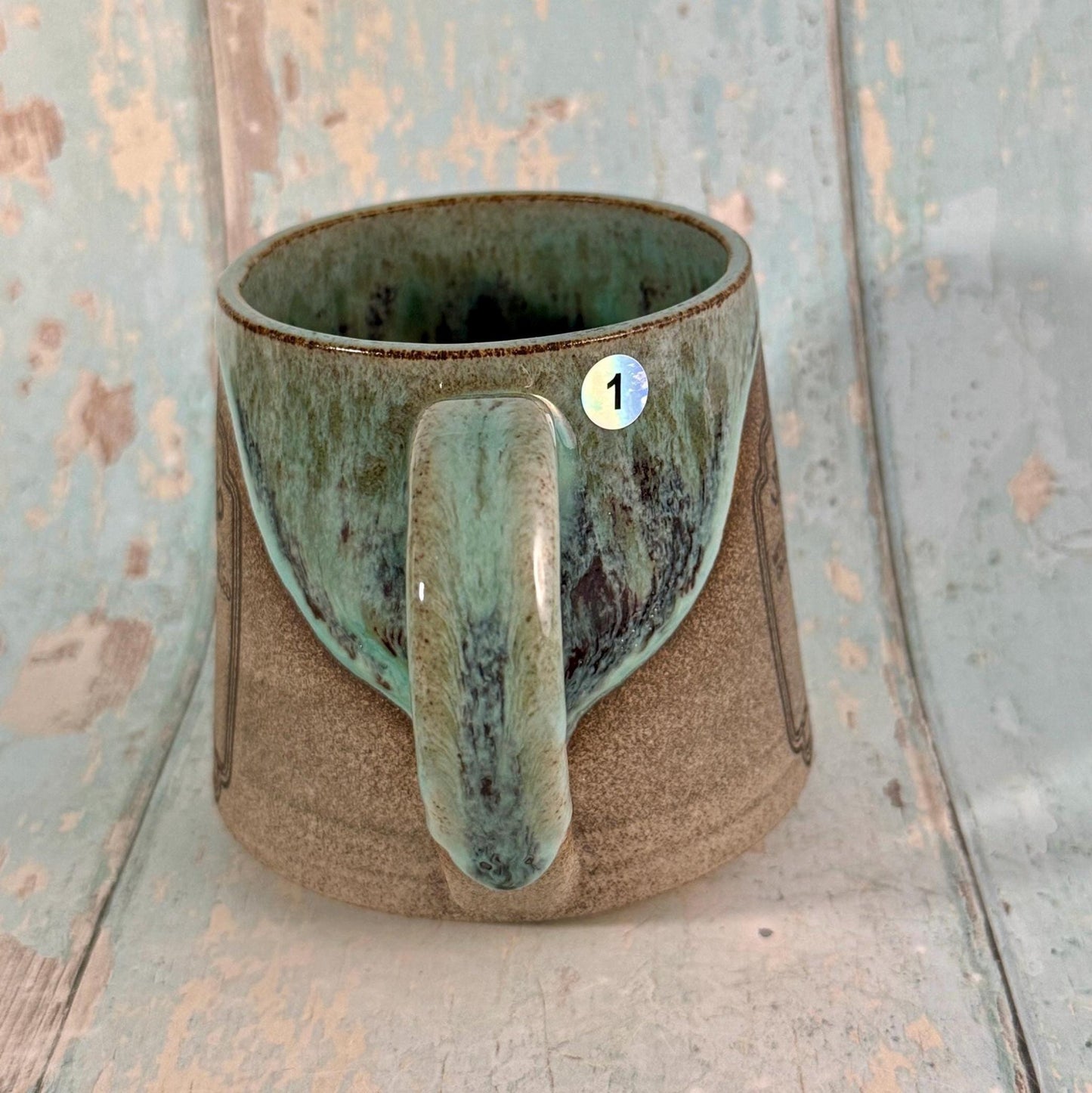 Red and Green Halloween Spooky Poison Mug - FJD Ceramics