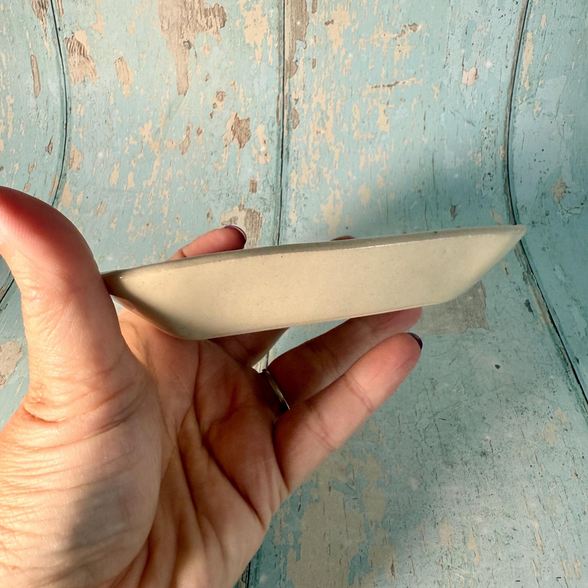 Skull Floral Jewellery Dish, Handmade Ceramic Pot - FJD Ceramics