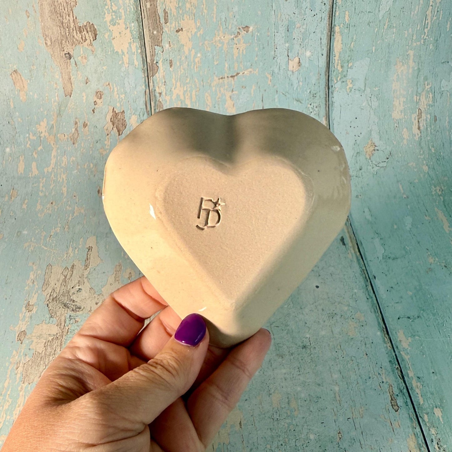 The Lovers Tarot Heart Jewellery Dish, Handmade Ceramic Pot - FJD Ceramics