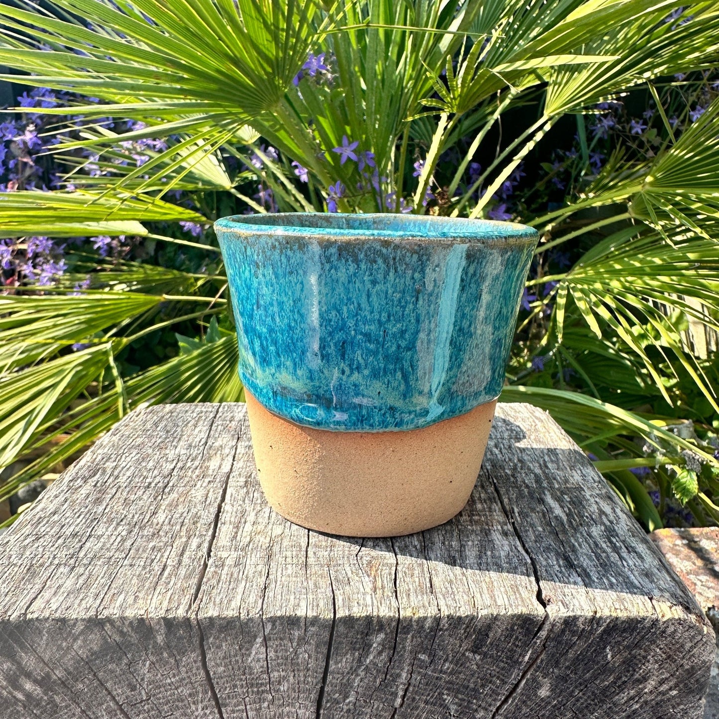 Turquoise Ceramic Mug, Handmade Cup - FJD Ceramics