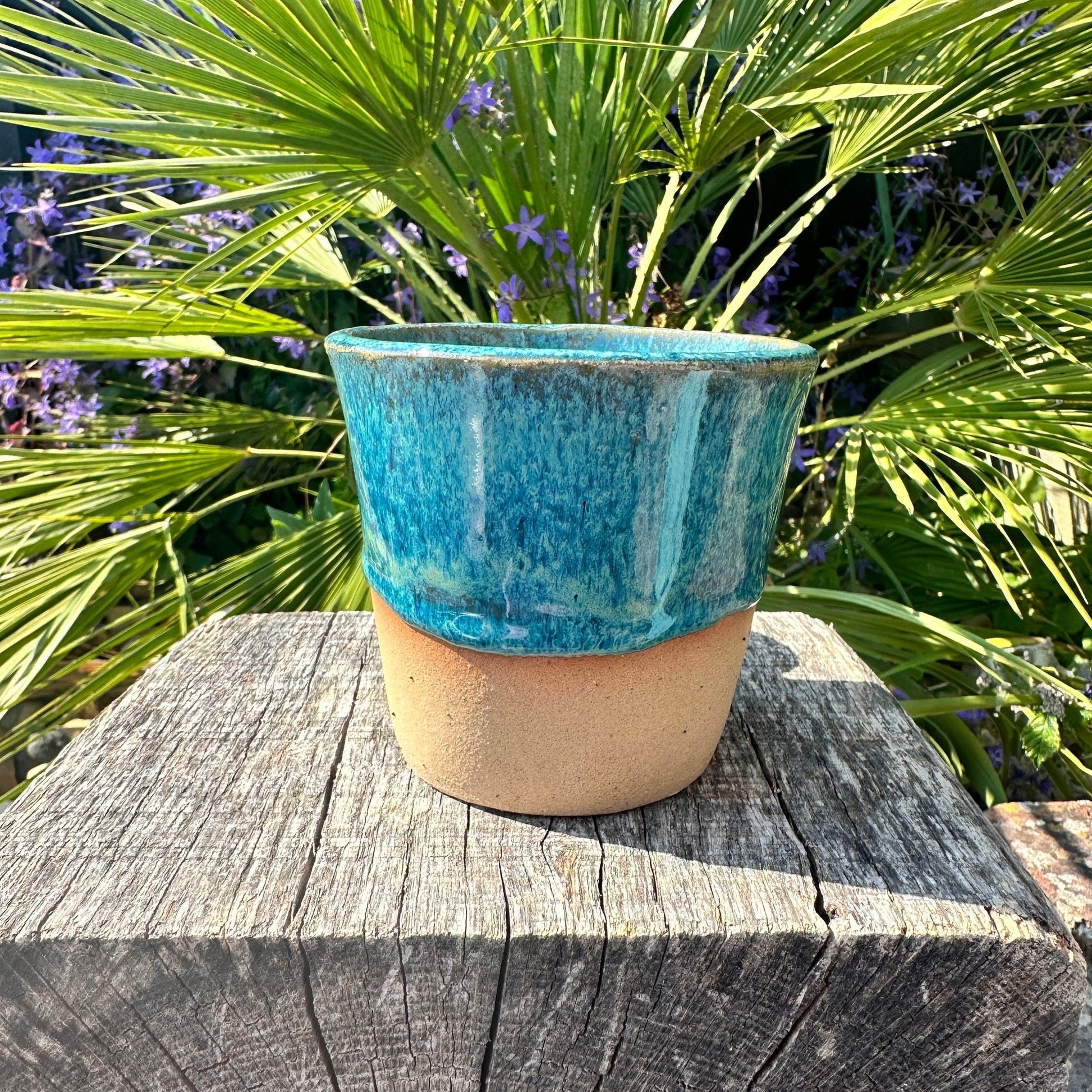 Turquoise Ceramic Mug, Handmade Cup - FJD Ceramics