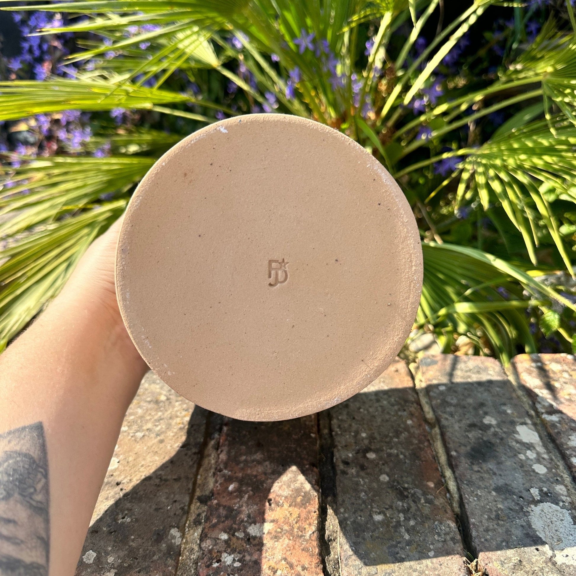 Turquoise Ceramic Planter, Indoor Plant Pot - FJD Ceramics