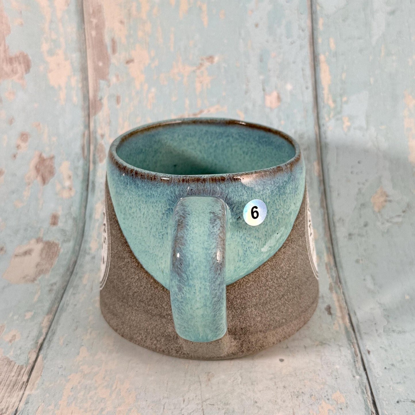 Turquoise "Mermaid Tears" Label Mug Halloween Spooky Season Cup - FJD Ceramics