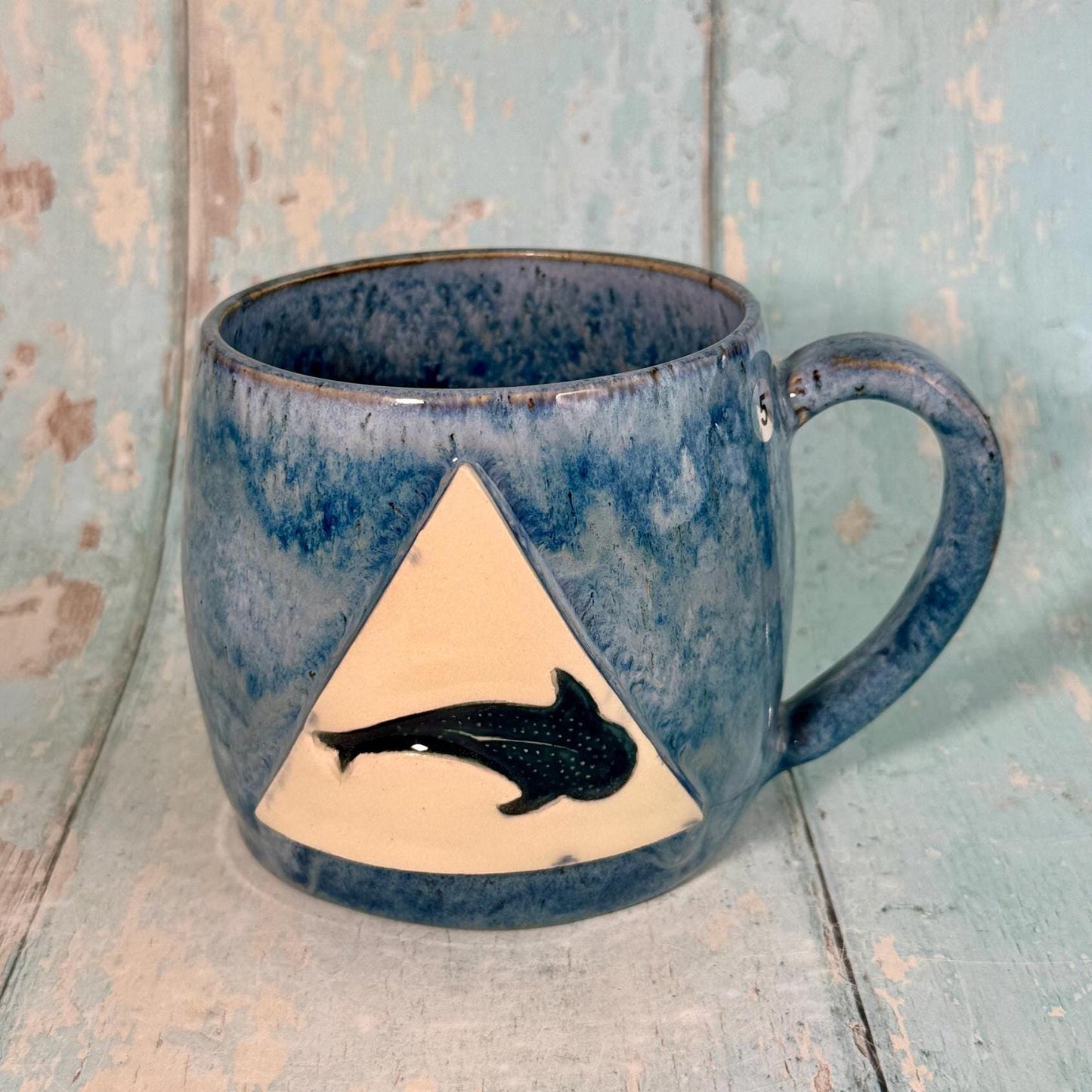 Whale Shark Mug, Large Ceramic Cup - FJD Ceramics