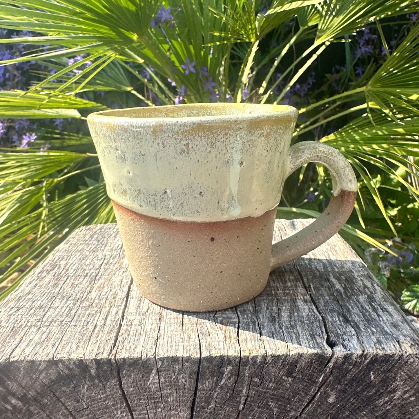 Yellow Ceramic Mug, Handmade Pottery Cup - FJD Ceramics