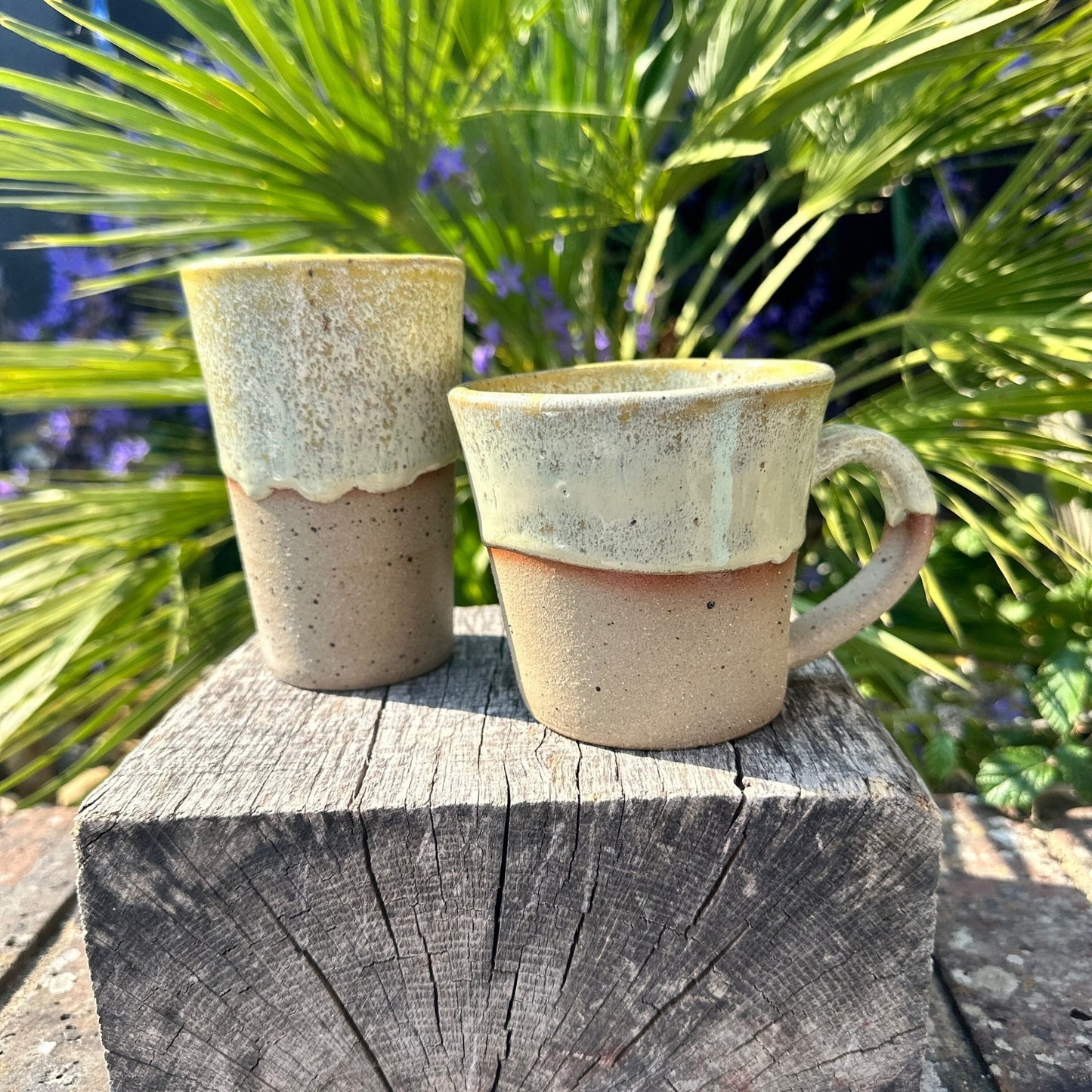 Yellow Ceramic Mug, Handmade Pottery Cup - FJD Ceramics