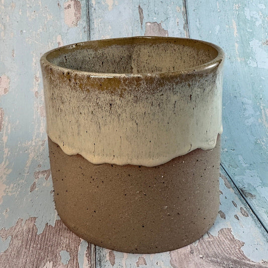 Yellow Ceramic Planter, Indoor Plant Pot - FJD Ceramics