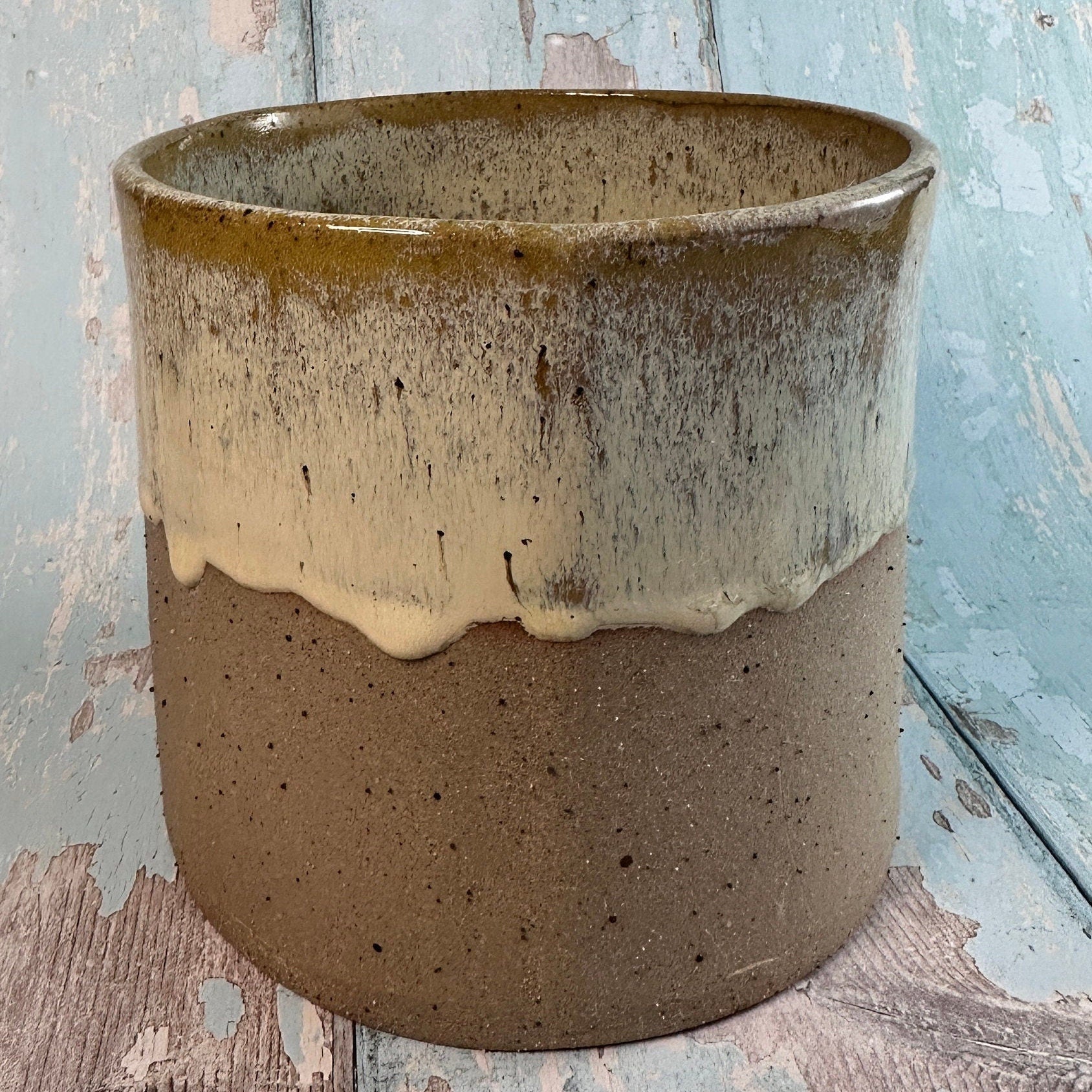 Yellow Ceramic Planter, Indoor Plant Pot - FJD Ceramics