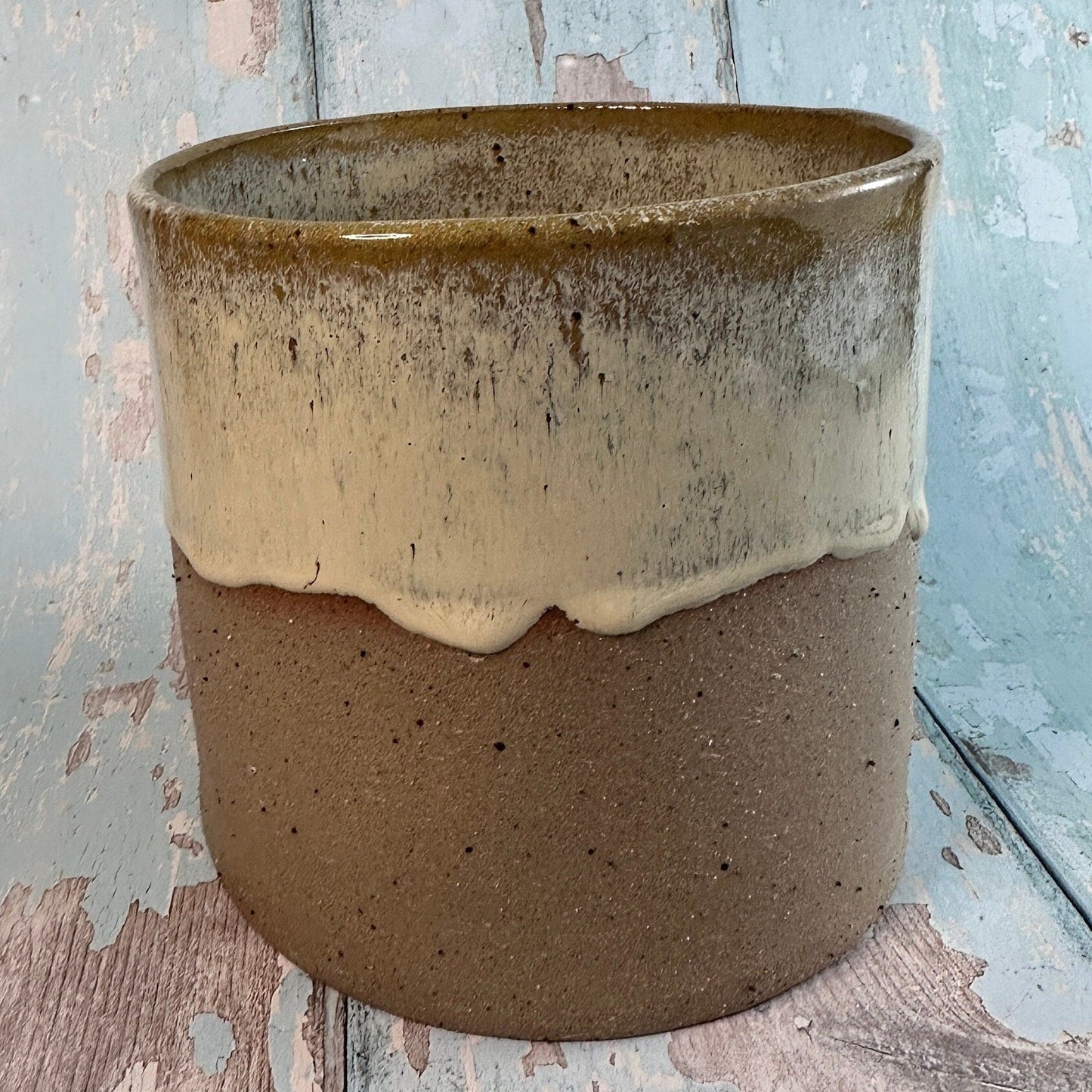 Yellow Ceramic Planter, Indoor Plant Pot - FJD Ceramics