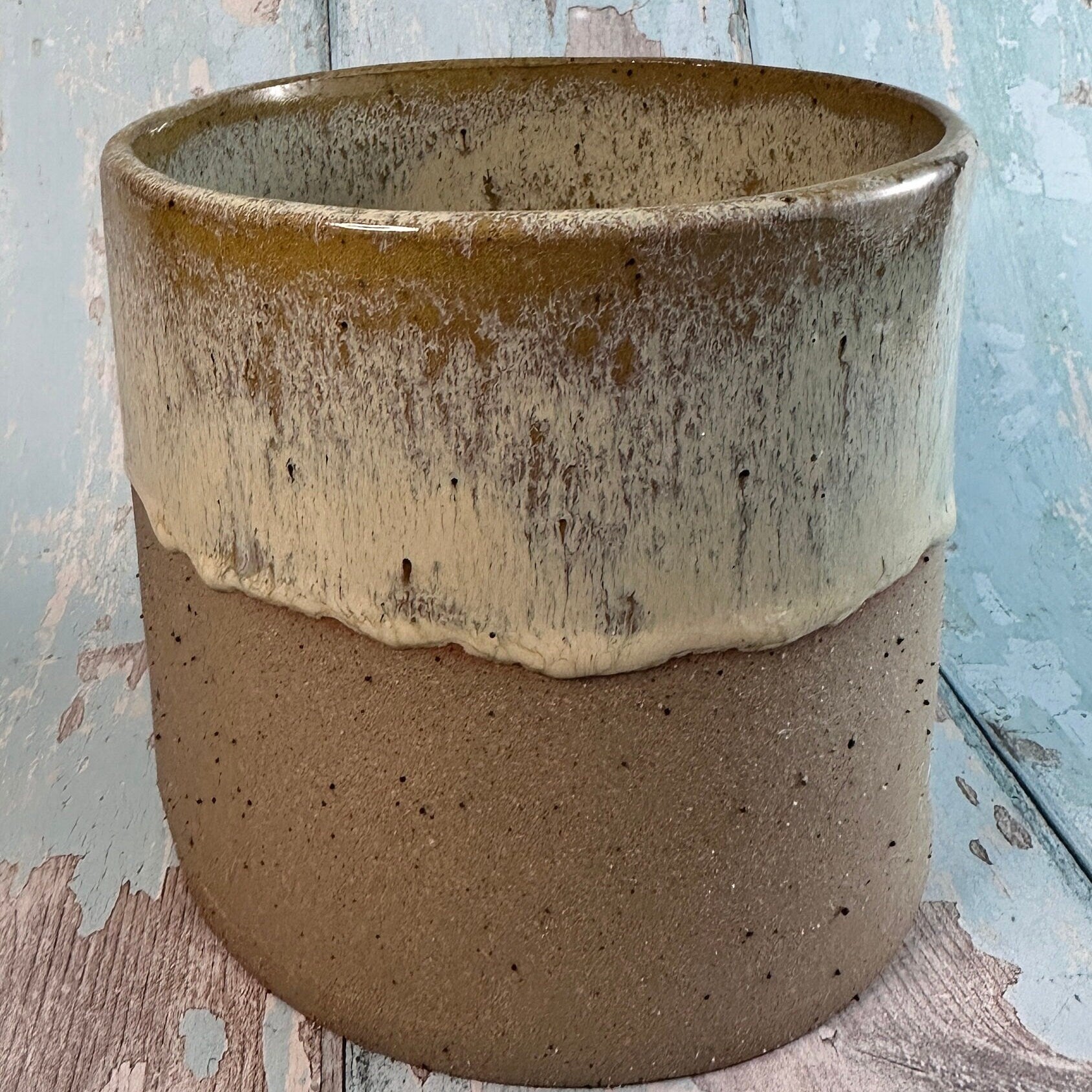 Yellow Ceramic Planter, Indoor Plant Pot - FJD Ceramics